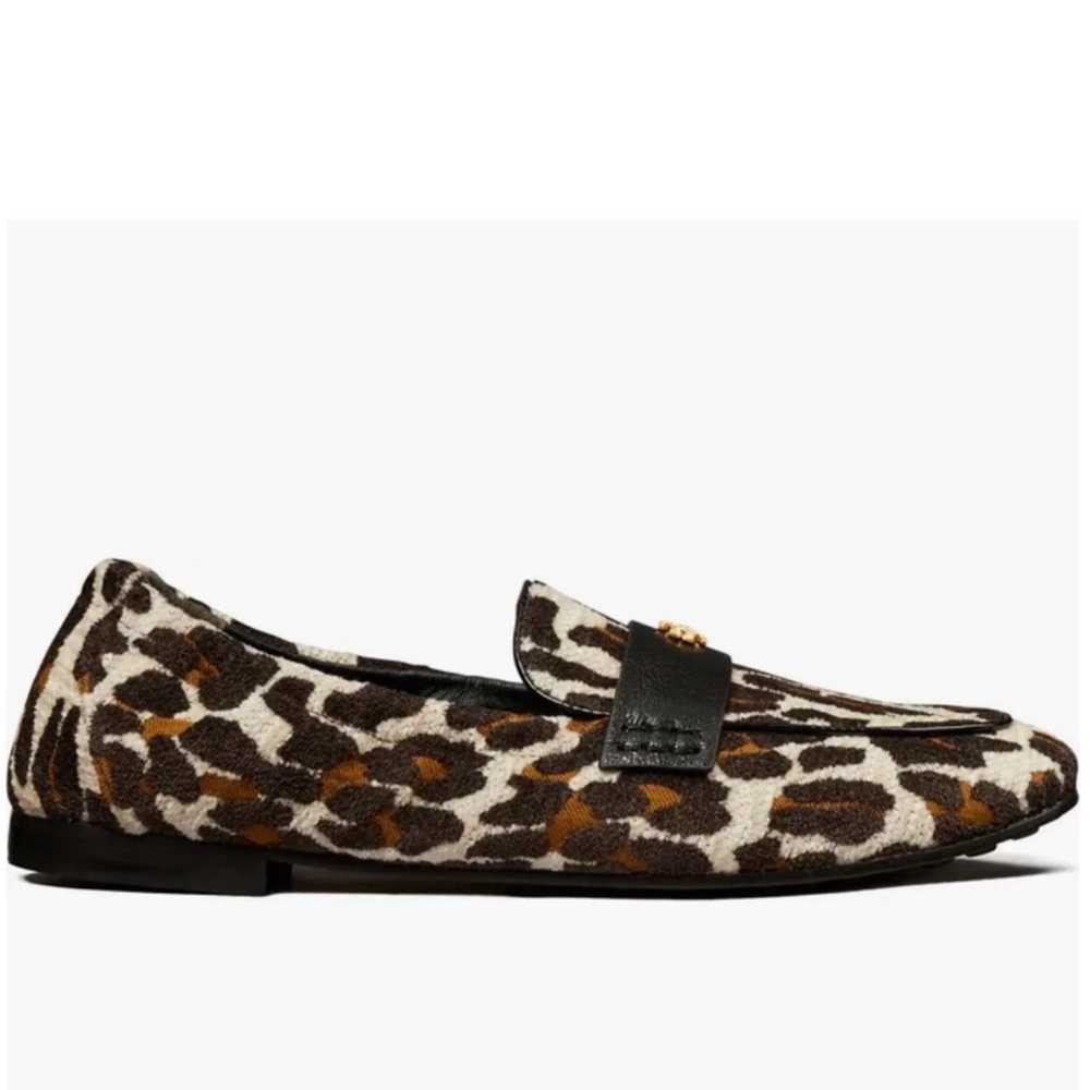Tory Burch Animal Print Loafers with Black Accents 5.5 calf hair leather - Picture 7 of 7